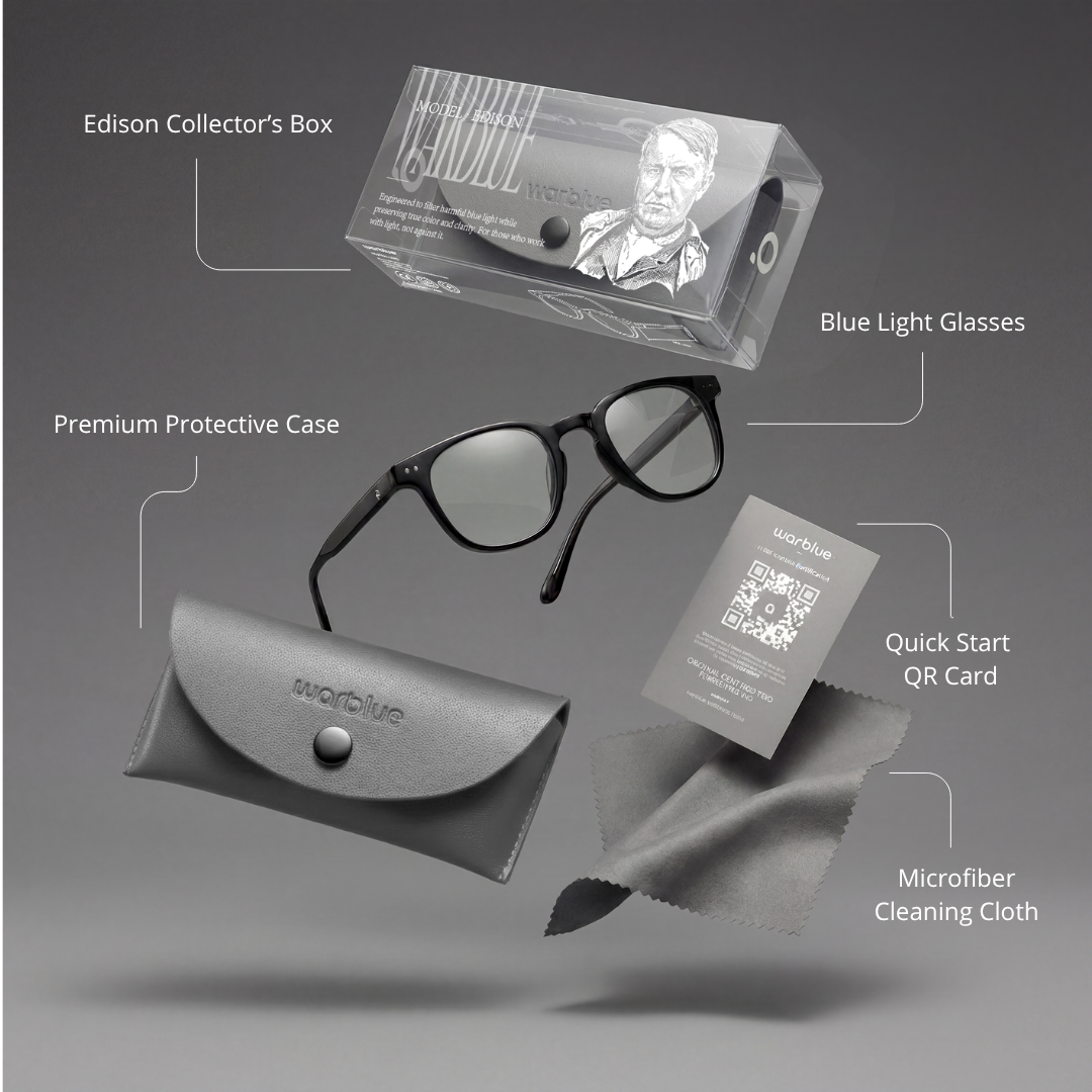 Edison – Gafas Transparentes · Sin Distorsión de Color