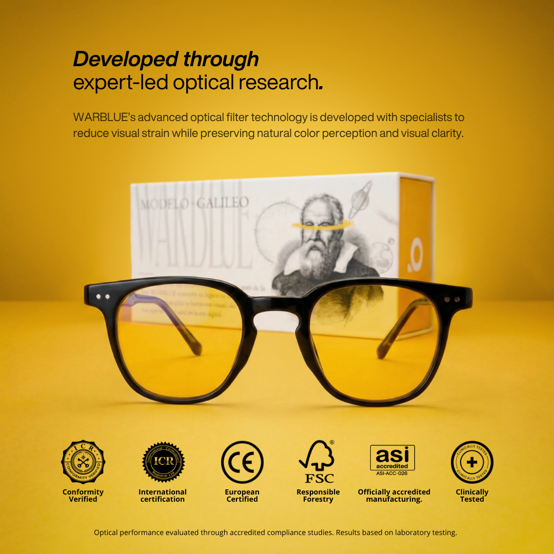 Pack Completo WARBLUE – 4 Gafas Luz Azul