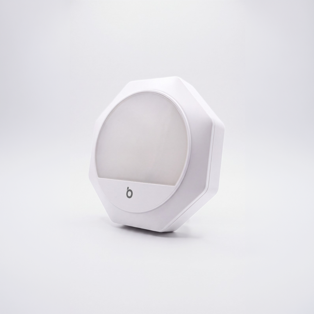 Plug-in Amber Night Light – White Frame